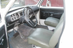Cab interior